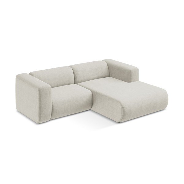 Smėlio spalvos kampinė sofa (su dešiniuoju kampu/su gultu) Ekahi – Makamii-image-3