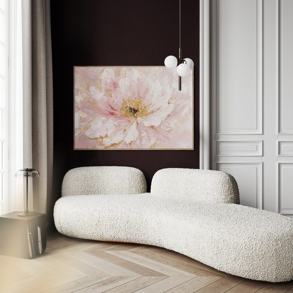 Spausdintas paveikslas su rėmeliu/tapyba ant drobės 100x70 cm Floral Whispers – Styler-image-1