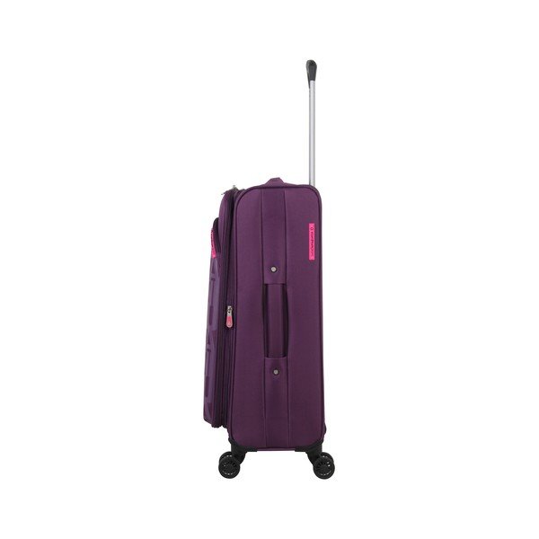3 violetinės spalvos bagažo ant 4 ratukų rinkinys Lulucastagnette Bellatrice-image-1
