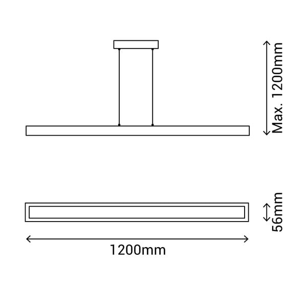 Pakabinamas šviestuvas SULION Taveda, aukštis 120 cm-image-3