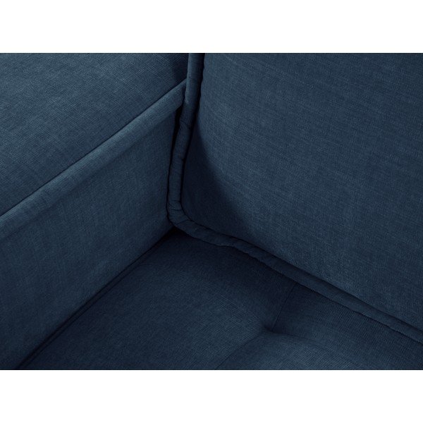 Kampinė sofa mėlynos spalvos Mike – Micadoni Home-image-4