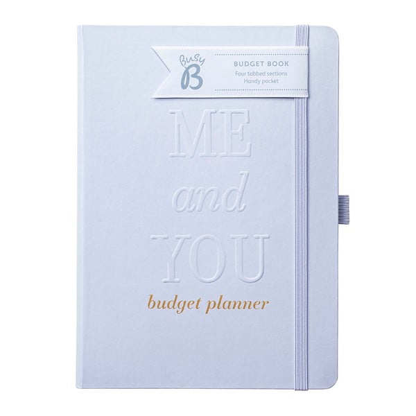 Sidabro spalvos užrašų knygutė vestuvių biudžetui Busy B