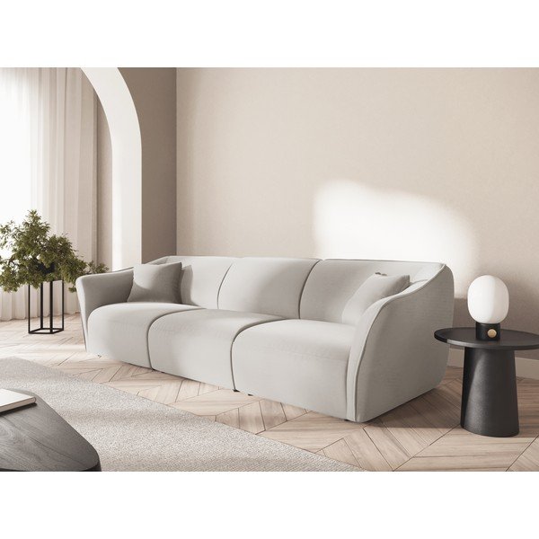 Iš velveto sofa smėlio spalvos 292 cm Tokyo – Cosmopolitan Design-image-1