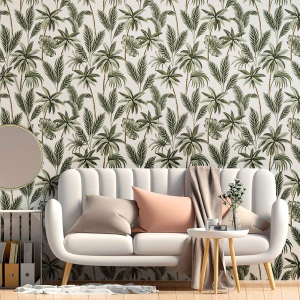 Dekoratyvinis sienų lipdukas Ambiance Leaves, 60 x 60 cm