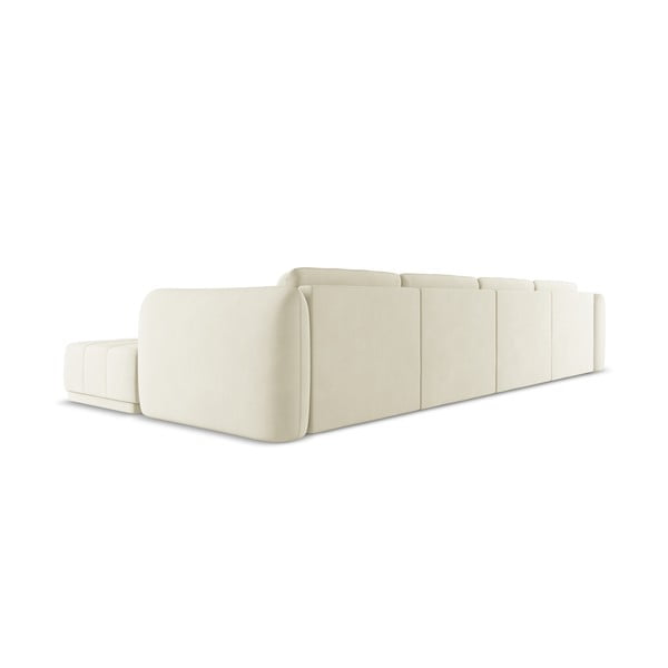Baltos spalvos kampinė sofa Hoku – Makamii-image-4