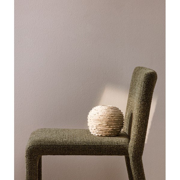 Kreminės spalvos iš keramikos rankų darbo vaza (aukštis 15,5 cm) Evania – Kave Home-image-2