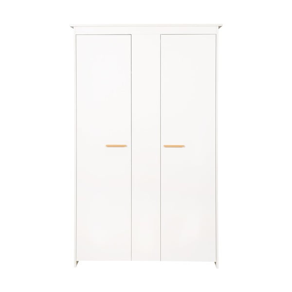 Baltos spalvos vaikiška spinta 119x190x52 cm Anton – Roba