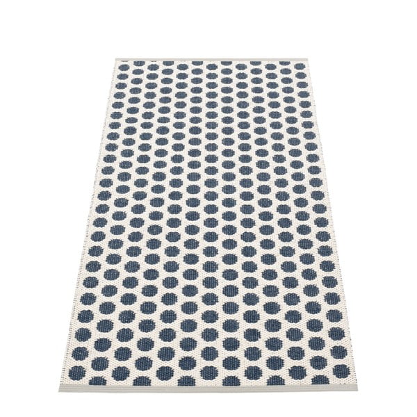 Tamsiai mėlynos spalvos lauko kilimas 70x150 cm Noa Dark Blue – Pappelina-image-2