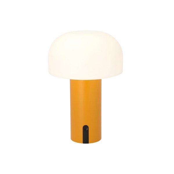 Stalinis šviestuvas baltos spalvos/oranžinės spalvos LED (aukštis 22,5 cm) Styles – Villa Collection-image-1