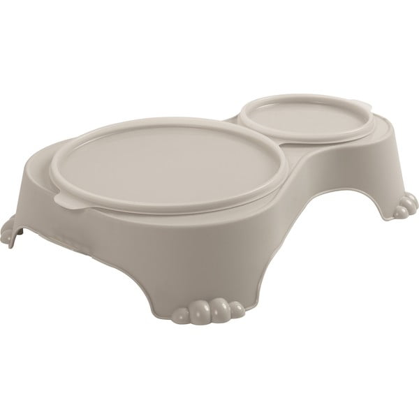 Smėlio spalvos plastikinis dubuo su dangčiu gyvūnams Sally - Rotho-image-3