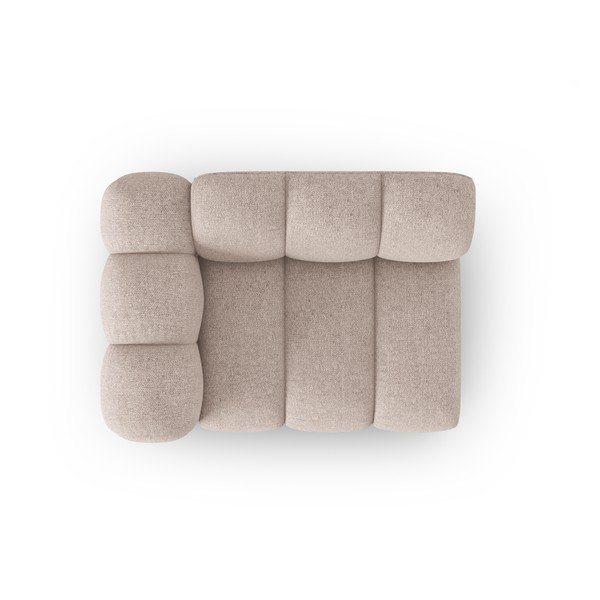 Modulinė sofa smėlio spalvos (su kairiuoju kampu) Lupine – Micadoni Home-image-3