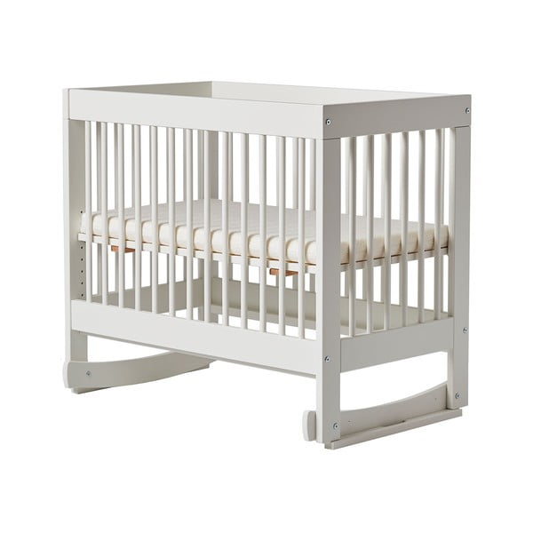 Balta mobilioji lovelė "Pinio Basic", 89 x 45 cm-image-4