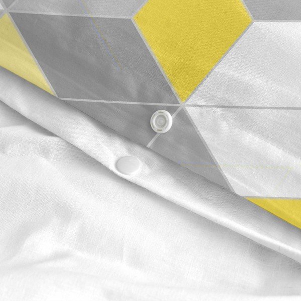 Medvilninis antklodės užvalkalas Blanc Symmetry, 200 x 200 cm-image-3