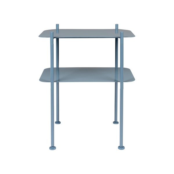 Iš metalo pastatoma lentyna šviesiai mėlynos spalvos 50x62 cm River – Zuiver