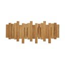Natūralios spalvos iš ąžuolo masyvo sieninė lentyna 3 cm Caltra – House Nordic