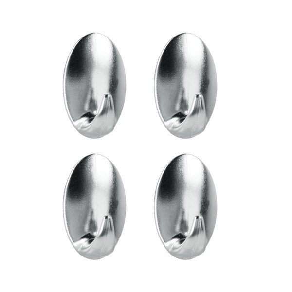 4 plastikinių lipnių kabliukų rinkinys Metaltex Greg-image-1