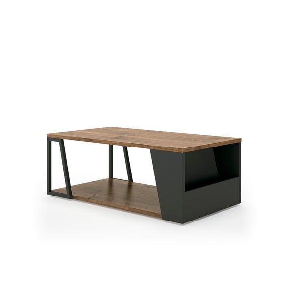 Kavos staliukas su riešutmedžio stalviršiu 100x55 cm Albi - TemaHome-image-2