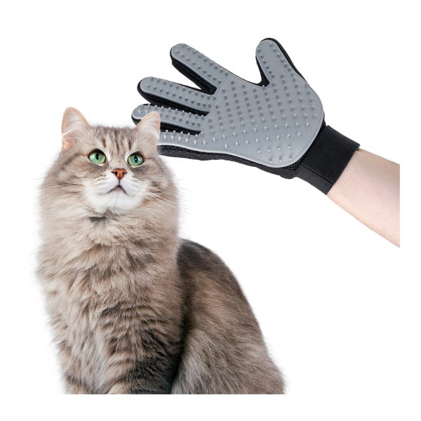 Pirštinės naminiams gyvūnams šukuoti ir masažuoti InnovaGoods-image-2