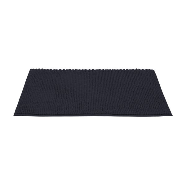 Tamsiai mėlynos spalvos iš tekstilės vonios kilimėlis 50x80 cm Chenille – Allstar-image-1