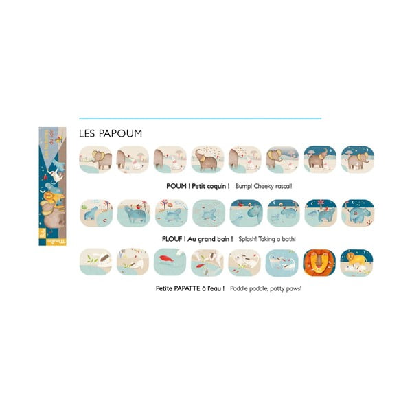 Vizualios pasakos vaikams Moulin Roty Džiunglių gyvūnai-image-1