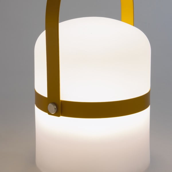 Baltas lauko šviestuvas Kave Home Janvir, aukštis 16 cm-image-1