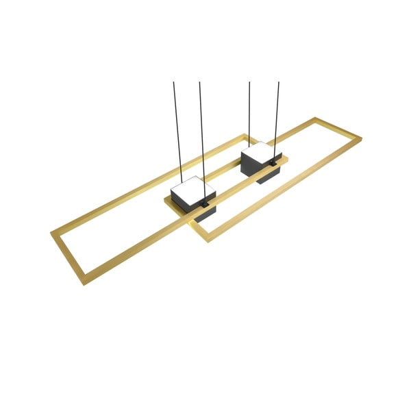 Kabantis šviestuvas juodos spalvos/auksinės spalvos LED su nuotolinio valdymo funkcija/su pritemdymo funkcija Albany – Trio-image-4