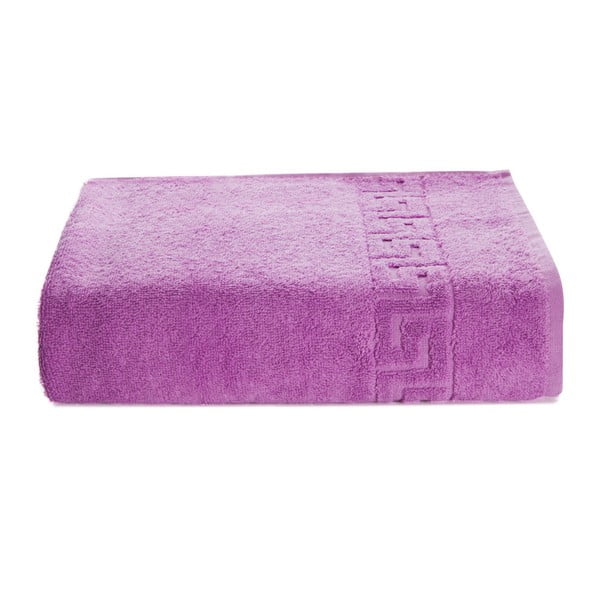 Šviesiai violetinės spalvos medvilninis rankšluostis Kate Louise Pauline, 70 x 140 cm