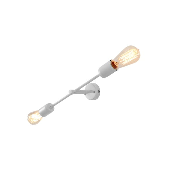 Baltas sieninis šviestuvas su 2 lemputėmis "Custom Form Twigo", plotis 43 cm