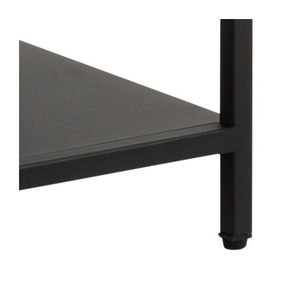 Iš metalo knygų spinta  juodos spalvos 80x86 cm Newcastle – Actona-image-4