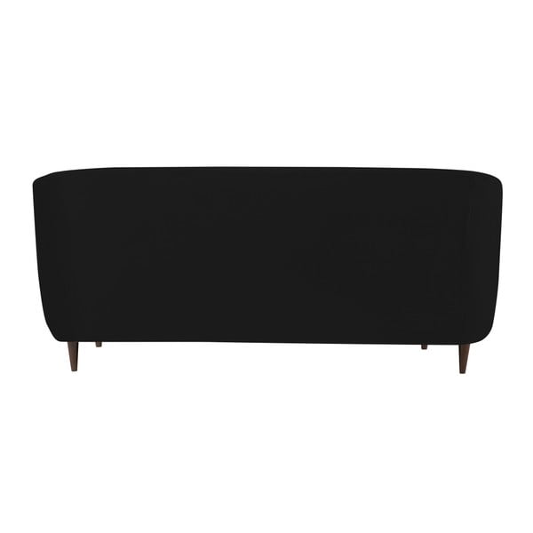Juoda aksominė sofa "Kooko Home Glam", 175 cm-image-3