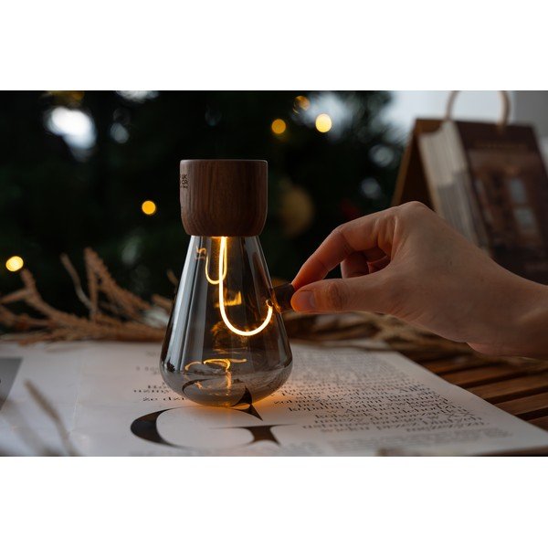 Šviečianti dekoracija nešiojamas USB ø 7 cm Opal – Gingko-image-1