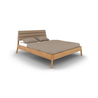 Dvigulė lova iš ąžuolo masyvo natūralios spalvos 140x200 cm Twig – The Beds