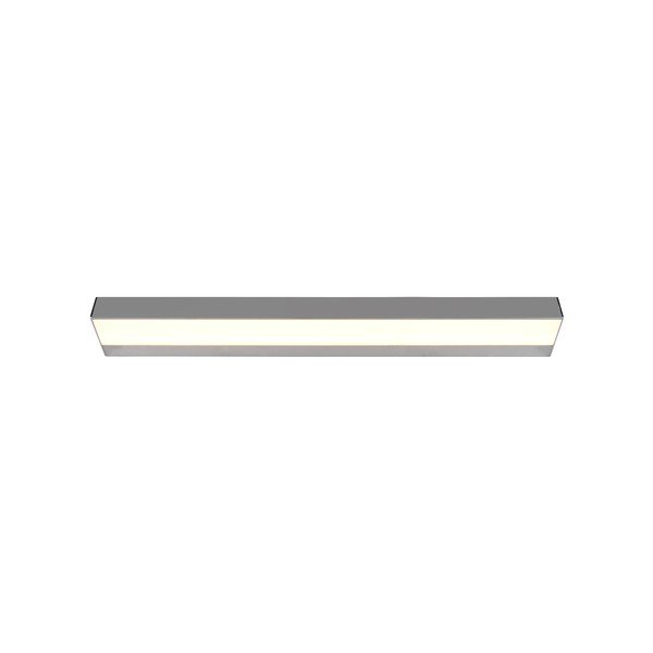LED sieninis blizgaus sidabro šviestuvas (ilgis 60 cm) Rocco - Trio-image-2