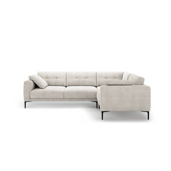 Smėlio spalvos kampinė sofa (su dešiniuoju kampu/„L“ formos) Bemy – Micadoni -image-1