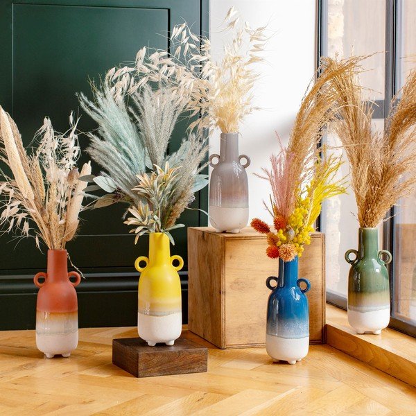 Žalia vaza Sass & Belle Bohemian Home Mojave, aukštis 23 cm-image-1