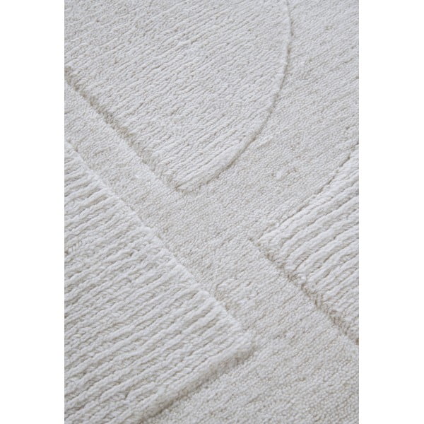 Rankų darbo iš vilnos kilimas kreminės spalvos 160x230 cm Alexis – Villeroy&Boch-image-4