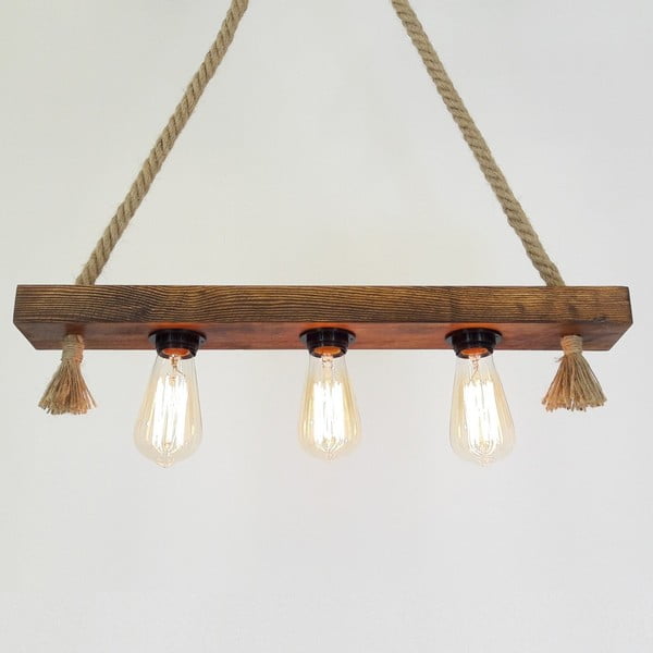 Medinis lubų pakabinamas šviestuvas Kutuk-image-1