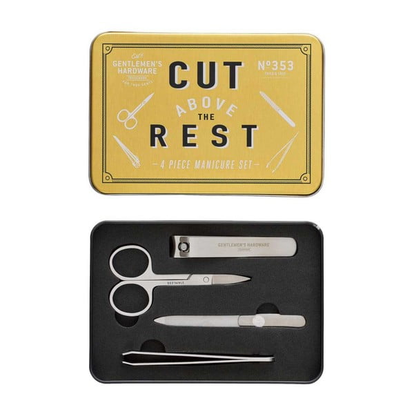 Kelioninis manikiūro rinkinys skardinėje dėžutėje Gentlemen´s Harware-image-2