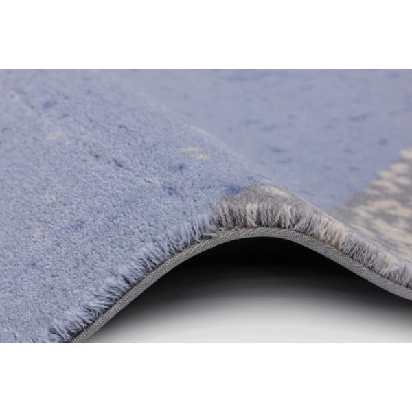 Kilimas iš vilnos šviesiai mėlynos spalvos 200x300 cm Folds – Agnella-image-2