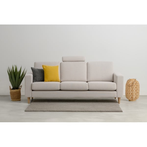 Sofa smėlio spalvos 217 cm Focus – Scandic-image-1
