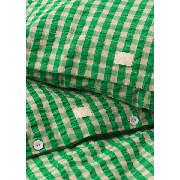 Viengulė/itin ilga patalynė žalios spalvos/smėlio spalvos banguotos tekstūros 140x220 cm Bæk&Bølge – JUNA-image-3