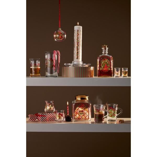 Iš stiklo pūsti Kalėdų eglutės žaisliukai ø 8 cm Annual Christmas Bauble 2025 – Holmegaard-image-2