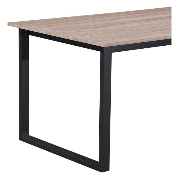 Valgomojo stalas su ąžuolo dekoro stalviršiu 90x160 cm Luton – Støraa-image-4