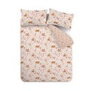 Oranžinės spalvos/smėlio spalvos dvigulė patalynė 200x200 cm Woodland Fox – Catherine Lansfield