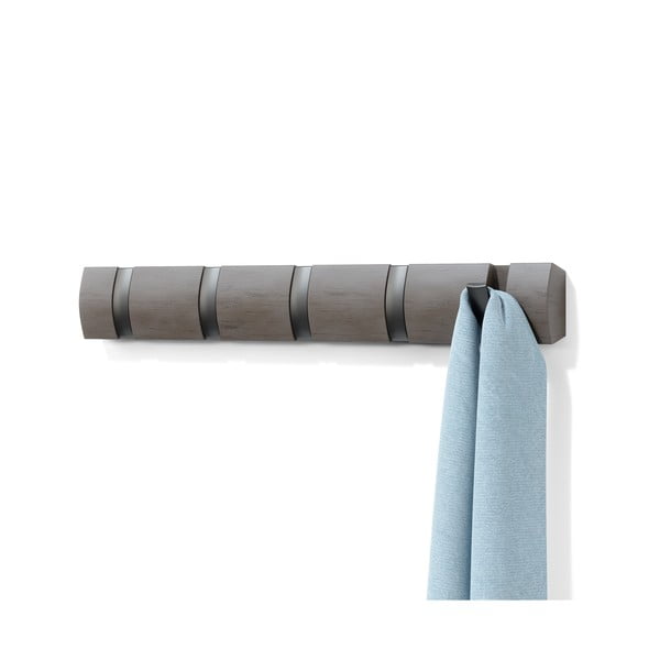 Šviesiai pilka sieninė pakaba iš tuopos medienos Flip - Umbra-image-4