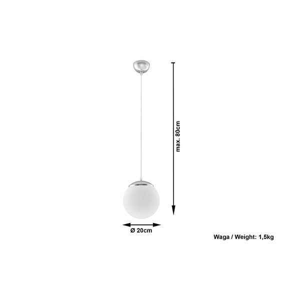 Baltas lubinis šviestuvas Sollux Bianco 20-image-2