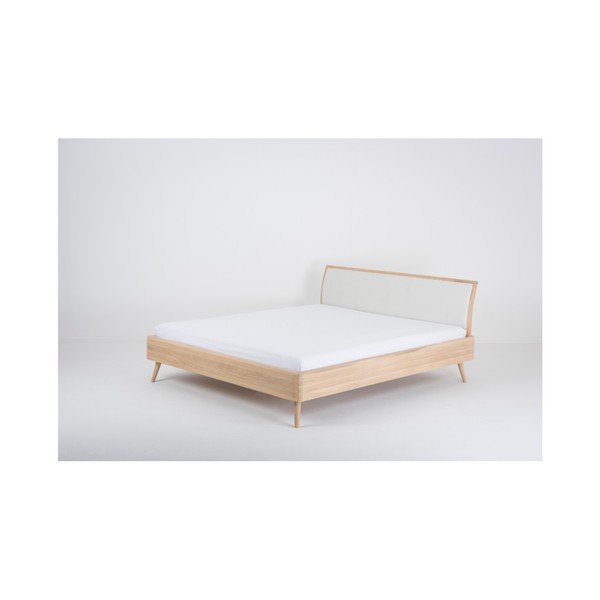 Lova iš ąžuolo medienos Gazzda Ena, 160 x 200 cm-image-2