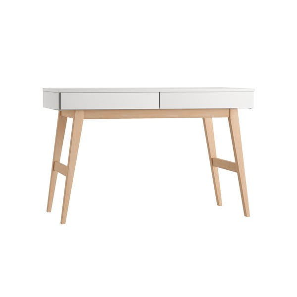 Vaikiškas rašomasis stalas su baltu stalviršiu 60x120 cm Swing – Pinio-image-2