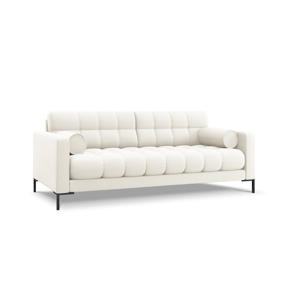 Sofa baltos spalvos/smėlio spalvos 217 cm Bali – Cosmopolitan Design-image-2