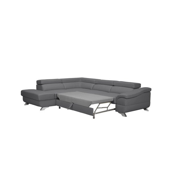 Pilka sofa lova su daiktadėže "Windsor & Co" Sofos "Gamma", kairė pusė-image-2